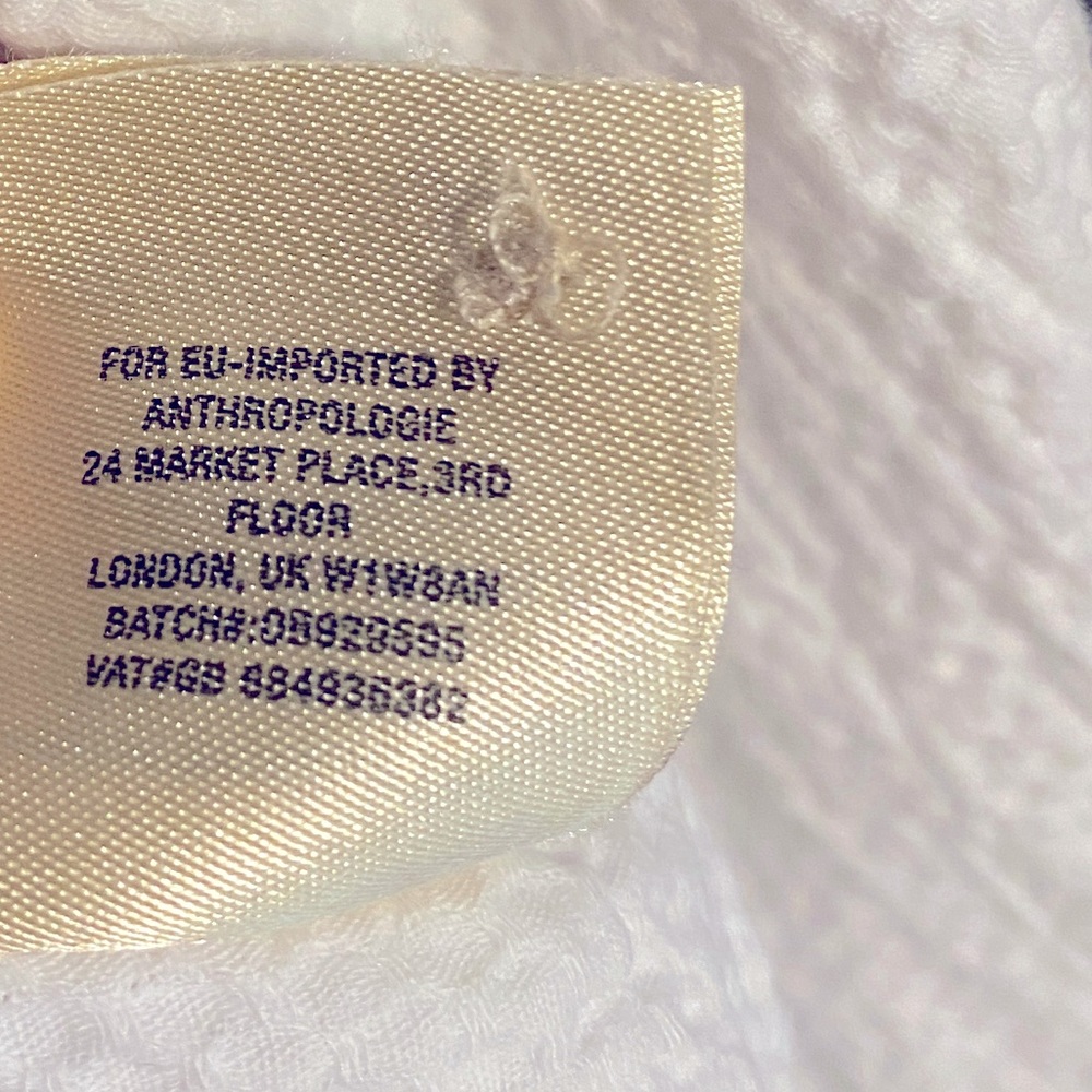 NWOT Pilcro and the letterpress white button down shirt - Picture 8 of 9